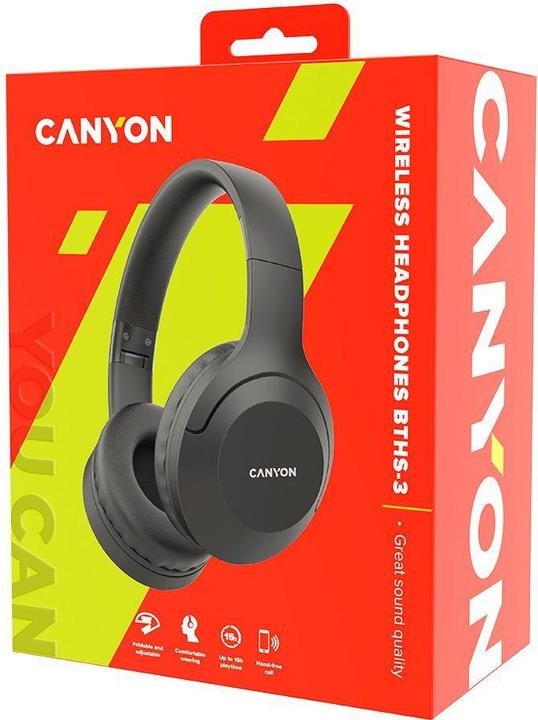 Produktbild Canyon BTHS-3 (keine Geräuschunterdrückung, 15 h, Kabellos, Kabelgebunden)