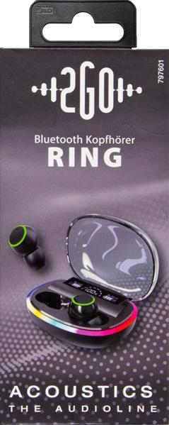 Actual product image 2GO Bluetooth Headset Acoustic Ring True Wireless Stereo (Wireless)