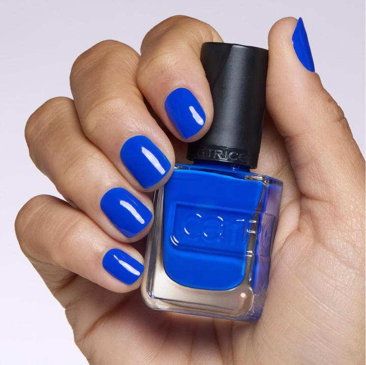 Immagine prodotto Catrice Gel Affair Nail Lacquer No. 027 Blue Long-Lasting (027 Vostra Altezza Reale, Smalto per unghie effetto gel)