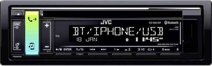 Produktbild JVC KD-R891BT 1-DIN CD-Receiver mit USB, AUX und Bluetooth
