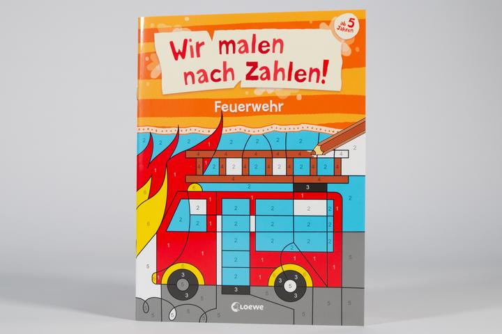 Produktbild Loewe Wir malen nach Zahlen! - Feuerwehr