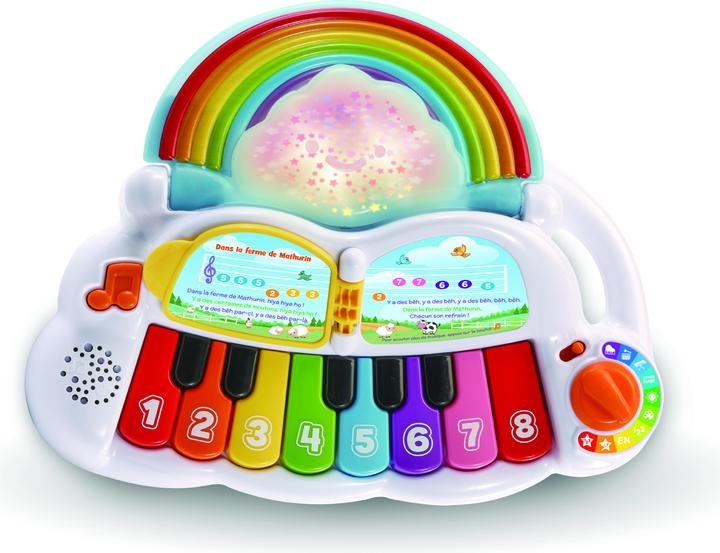 VTech Jouet musical Piano arc en ciel Lumi magique (Français)