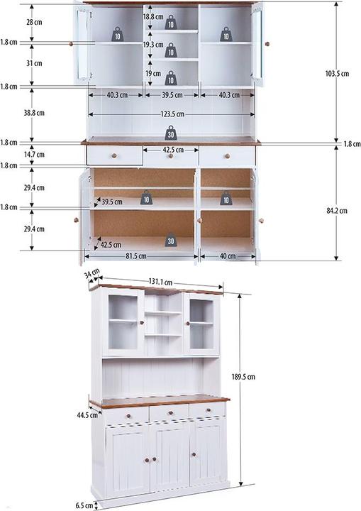 Immagine prodotto Inter Link Westerland (131 x 45 x 191 cm)