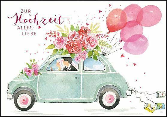 Produktbild Edition Gollong Doppelkarte. Zur Hochzeit (Auto)