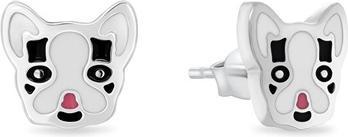 Brilio Silver - Original silver earrings Pejsek EA954W