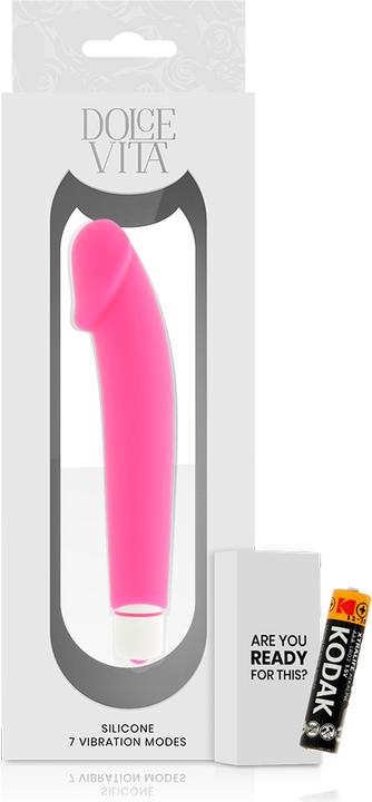 Image du produit Dolce Vita Vibromasseur point G "Realistic Pink Silicone" (silicone rose réaliste)