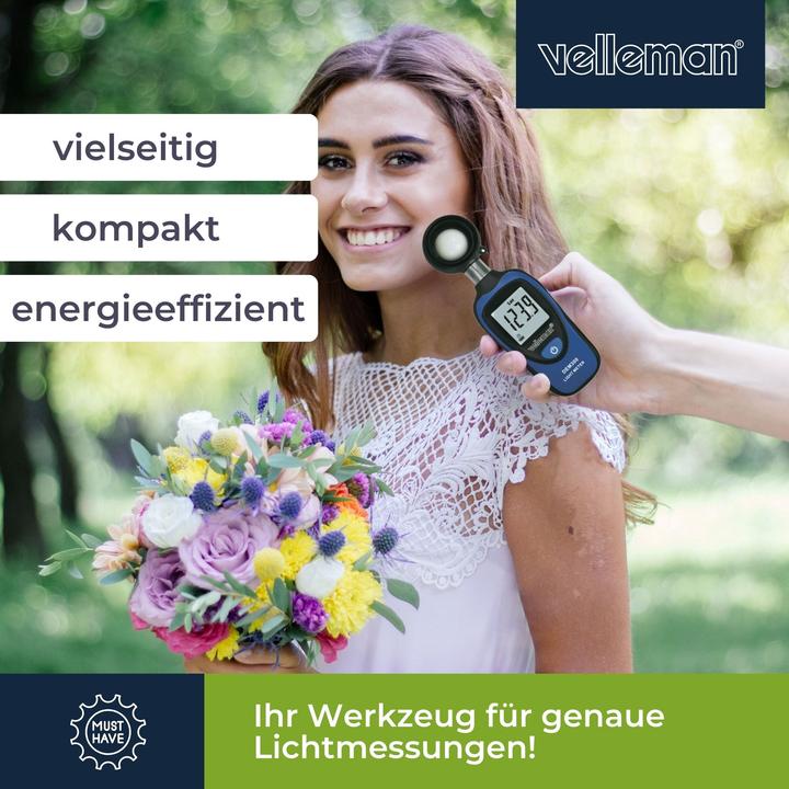 Actual product image Velleman Luxmeter