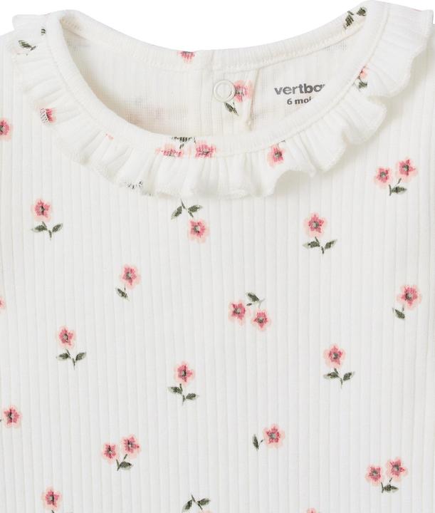 Actual product image Vertbaudet Bio-Kollektion: geripptes Baby Shirt mit langen Ärmeln (80)