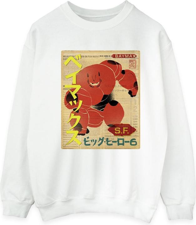 Disney Big Hero 6 Baymax Baymax Newspaper Sweatshirt