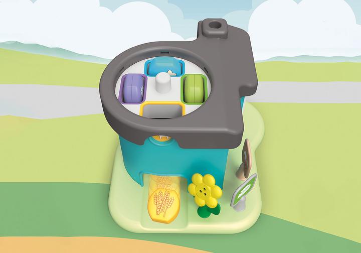 Produktbild Playmobil 71136 1.2.3: Tierpension mit Futterspender (71136, Playmobil 1.2.3)