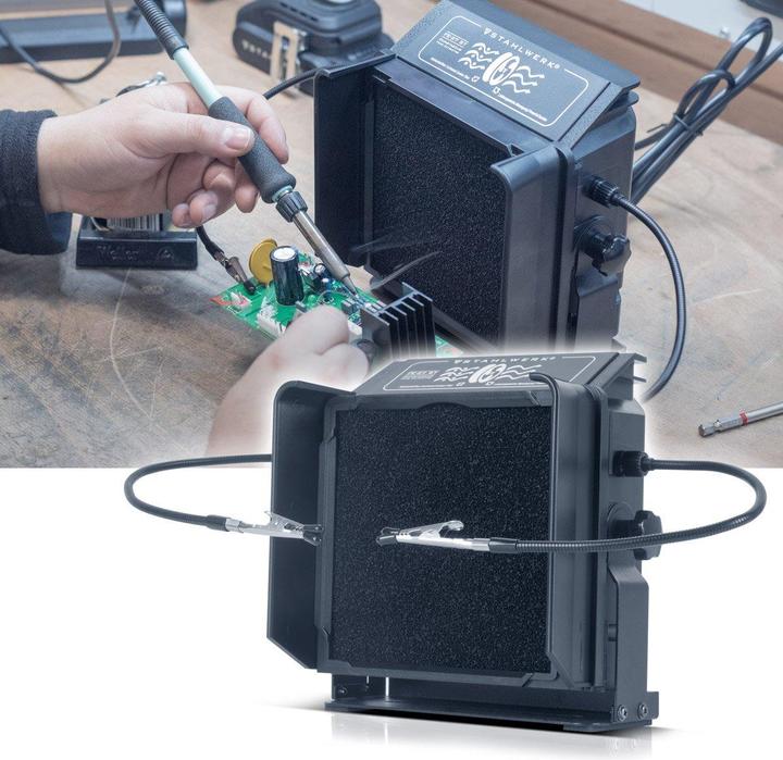 Produktbild Stahlwerk Lötabsaugung FE-27 ST mit 2-fach-Filter Dunstabzug / Rauchabsaugung (Aktivkohlefilter)