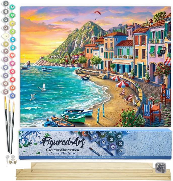 Actual product image Figured'Art Painting by numbers