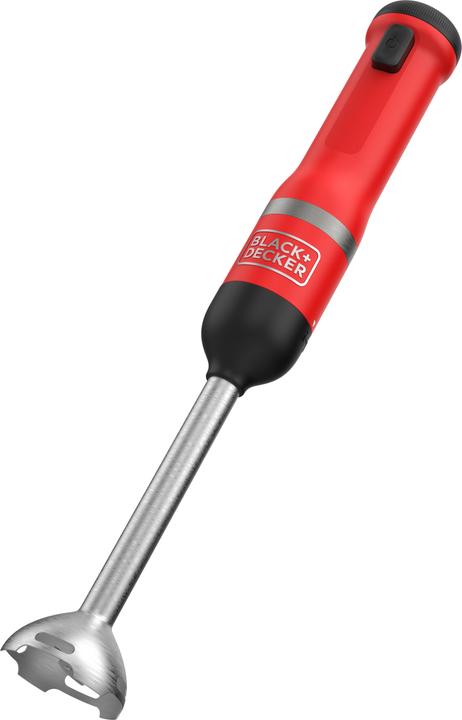 Actual product image Black & Decker Hand Blender Kitchen Wand Red, 2-piece