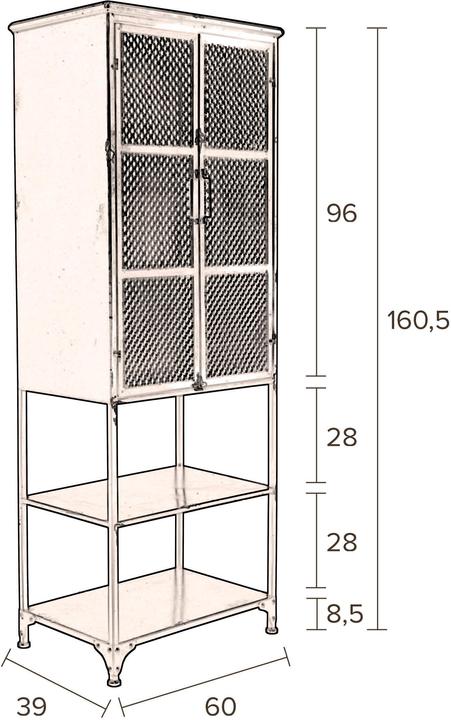 Produktbild Dutchbone Denver (60 x 39 x 160.5 cm)