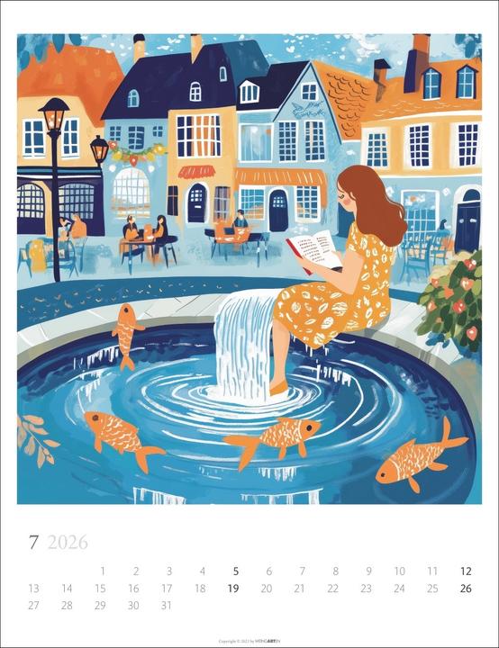 Produktbild Book Love Kalender 2026 (30 x 39 cm, Deutsch)