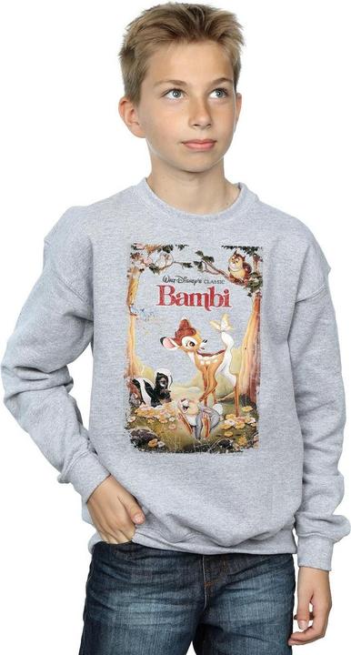 Produktbild Disney Bambi Retro Poster Sweatshirt Jungen (116)