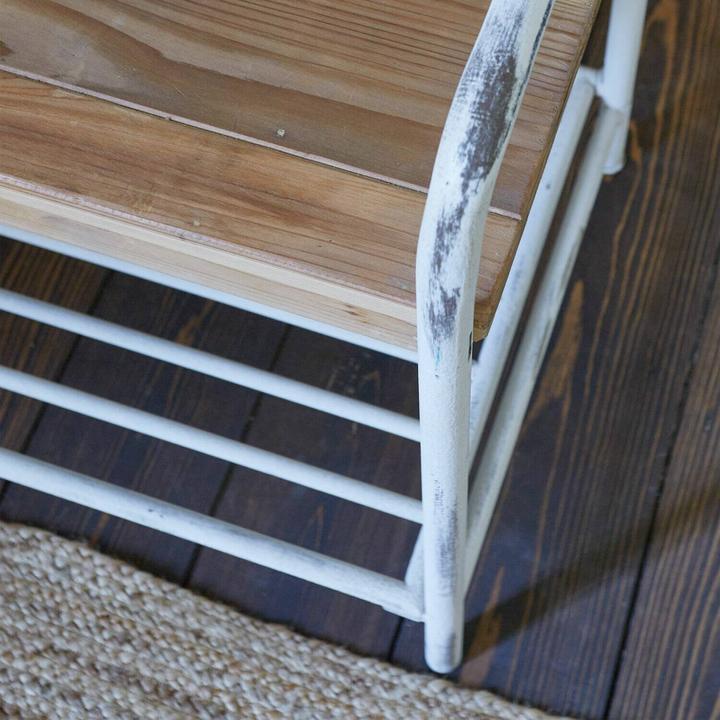 Produktbild Loberon Garderobe Oliviette antikweiss/braun