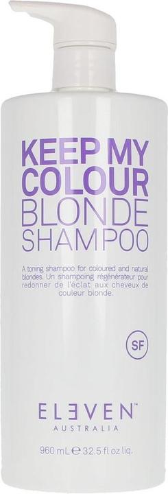 Produktbild ELEVEN Australia Shampoo Keep My Colour Blonde 960 Ml (960 ml, Flüssiges Shampoo)