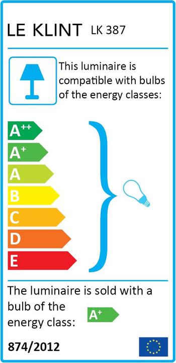 Energie-Label Le Klint Arc (E27)