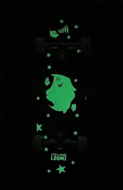 Actual product image Little Lemon Loomi Loomi Boards Skateboard Corkgrip Ghost 24.75" (24.75")