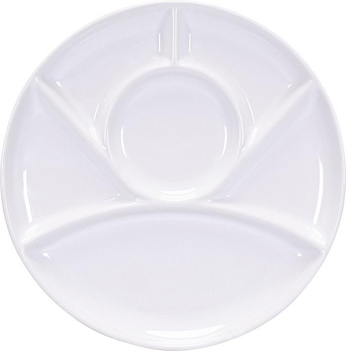 Kadastar Piatto da fonduta bianco classico
