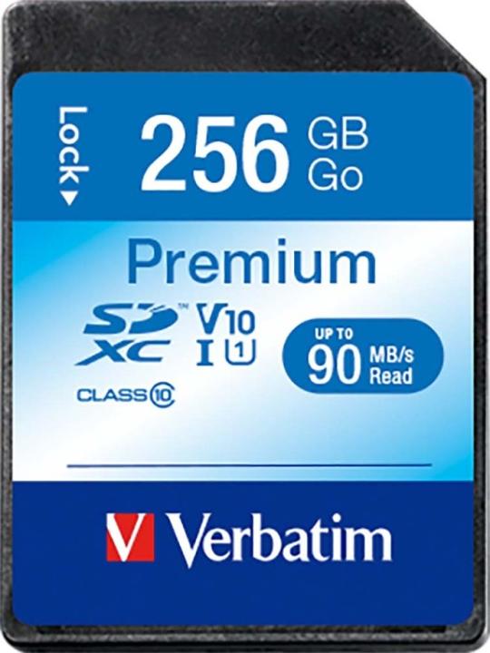Immagine prodotto Verbatim Premium (256 GB, SDXC, U1, UHS-I)
