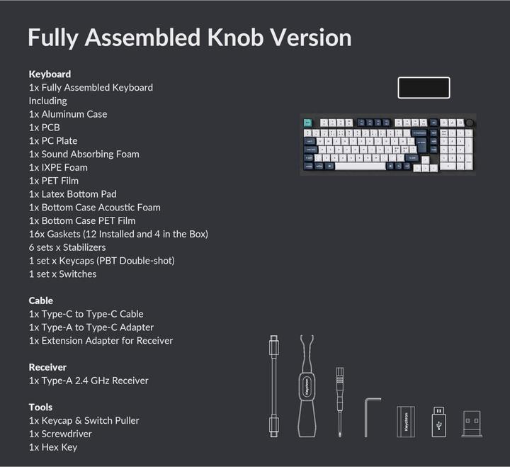 Image du produit Keychron Q5 Max (CH, Filaire, Sans fil)