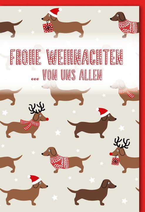 Image du produit Braun + Company Carte de Noël avec enveloppe (1 pcs)