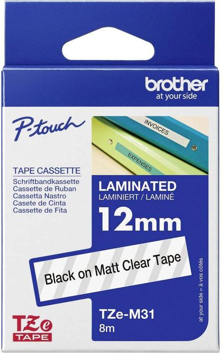 Actual product image Brother P-Touch (1.20 cm, Black)