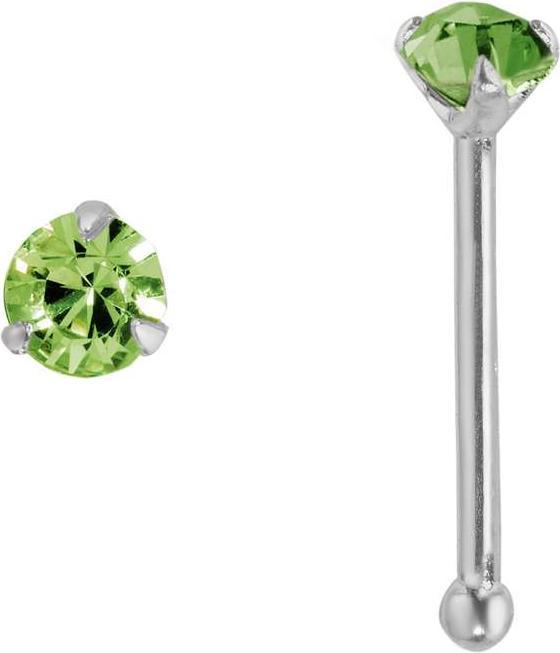 Bijouteria Nasenpiercing (Silber 925, Kristall)