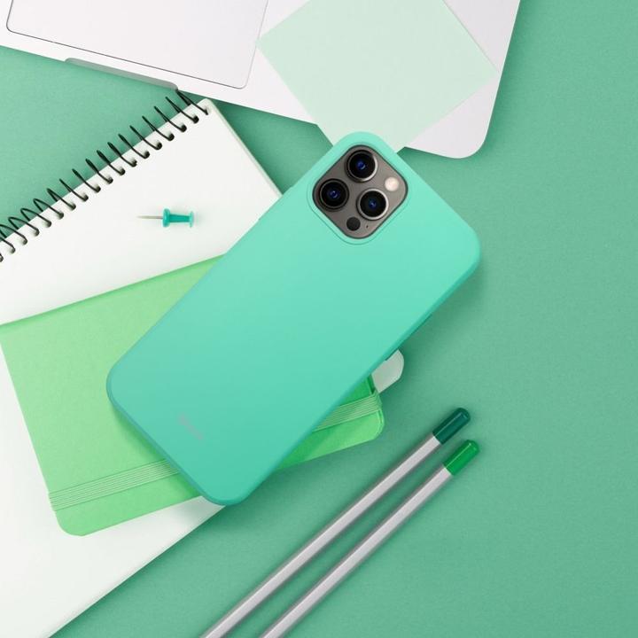 Actual product image Roar Back panel cover case COLORFUL JELLY for IPHONE 16 mint (Apple iPhone 16)