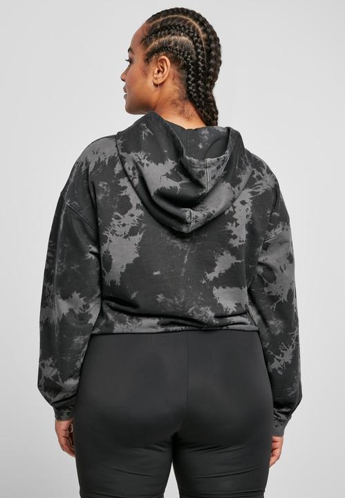 Immagine prodotto Urban Classics Felpa con cappuccio corta oversize da donna, sbiancata (4XL)