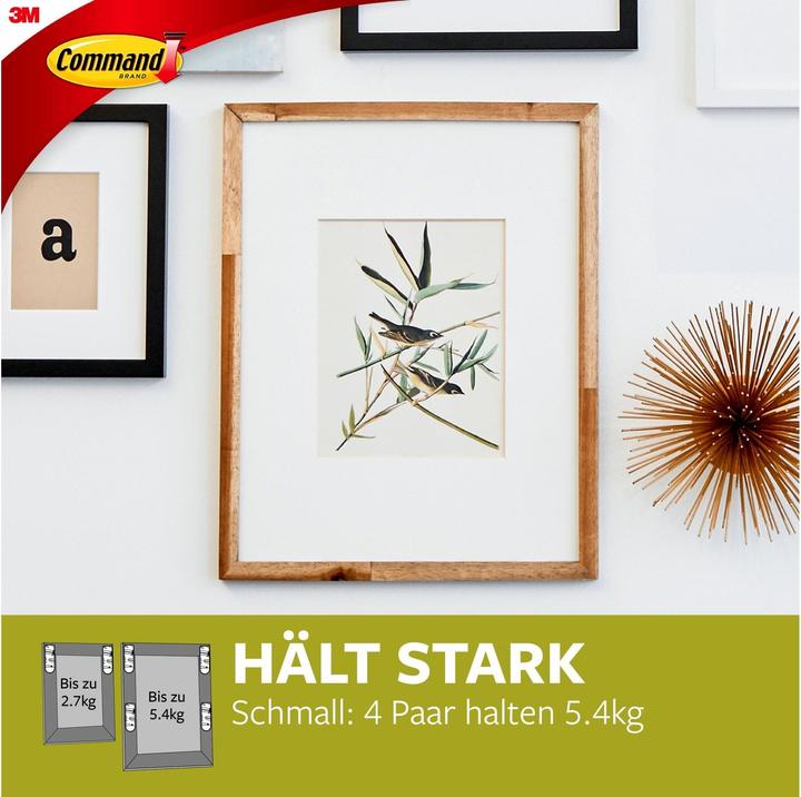 Produktbild Command Schmale Bildermontage Strips (5.40 kg)