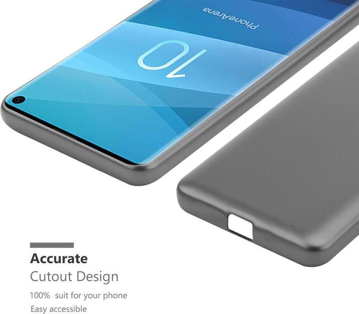 Actual product image Cadorabo TPU Matt Metallic Cover (Samsung Galaxy S10)