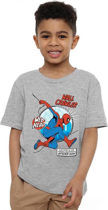 Immagine prodotto Spiderman Wall Crawler Maglietta Bambini (128)