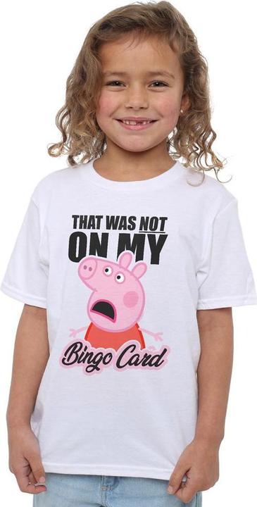 Immagine prodotto Peppa Pig Bingo Card Maglietta Ragazze (128)