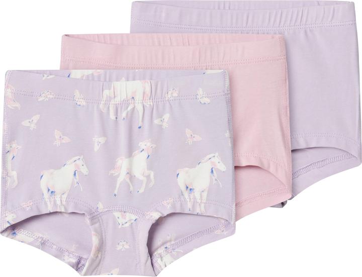 Name it Nmftights 3p Pastel Lilac Horse Noos