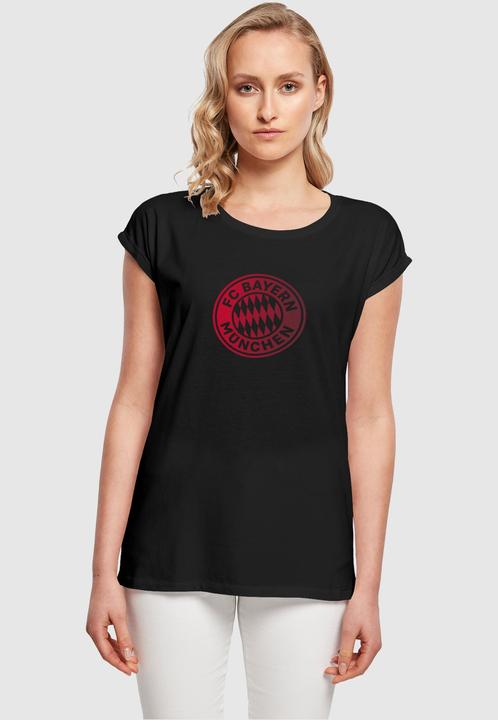 Actual product image FC Bayern München Ladies Logo GR Extended Shoulder Tee - 115579 (M)