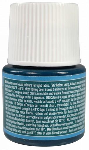 Actual product image Pebeo Setacolor Light Fabrics (Turquoise blue, 45 ml)