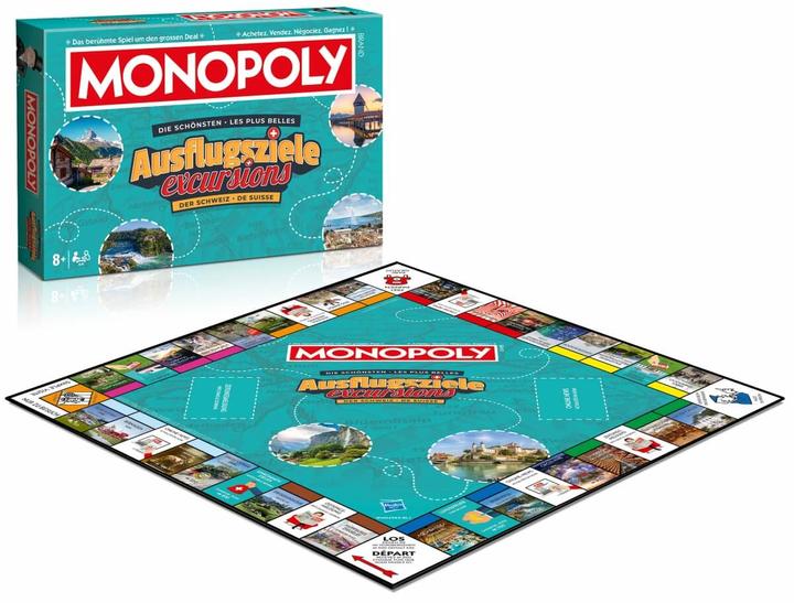 Produktbild Unique Monopoly Die schönsten Ausflugsziele der Schweiz (Französisch, Deutsch)