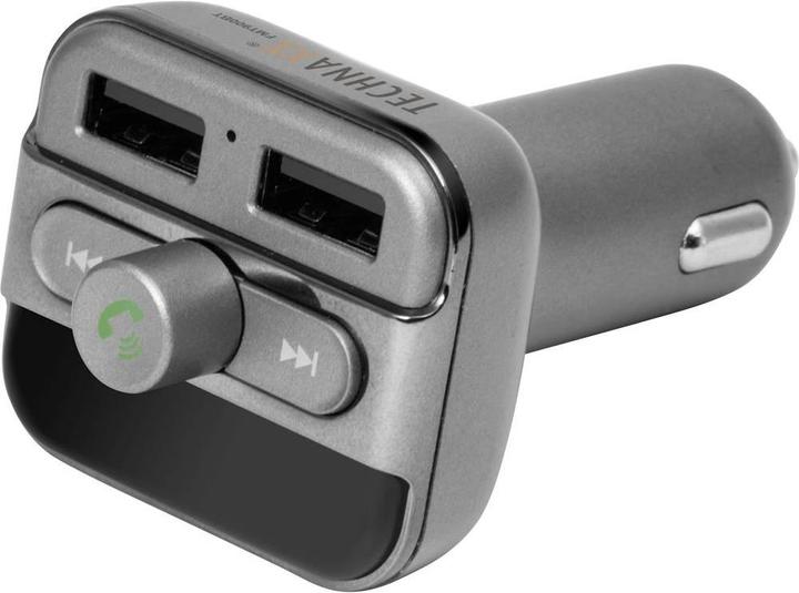 Actual product image Technaxx FMT900BT Transmitter,silver,USB FM, BT handsfree, MicroSD
