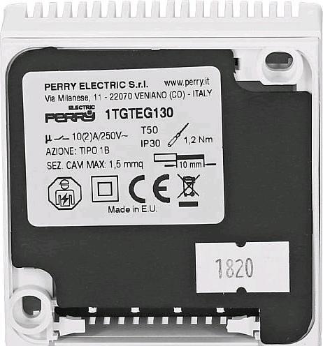 Produktbild Perry Electric 1TG TEG130 Raumtemperaturregler TEM 73 A
