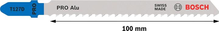 Produktbild Bosch Professional Zubehör PRO Alu T127D Stichsägeblatt, 100 mm, 5-tlg.