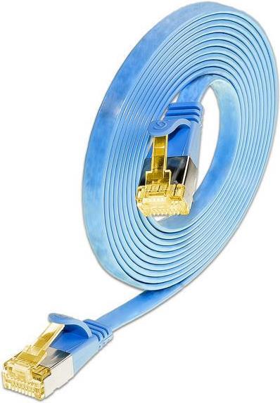 Produktbild Wirewin Slim Patchkabel: U/FTP, 1.0m, blau (U/FTP, CAT6a, 1 m)