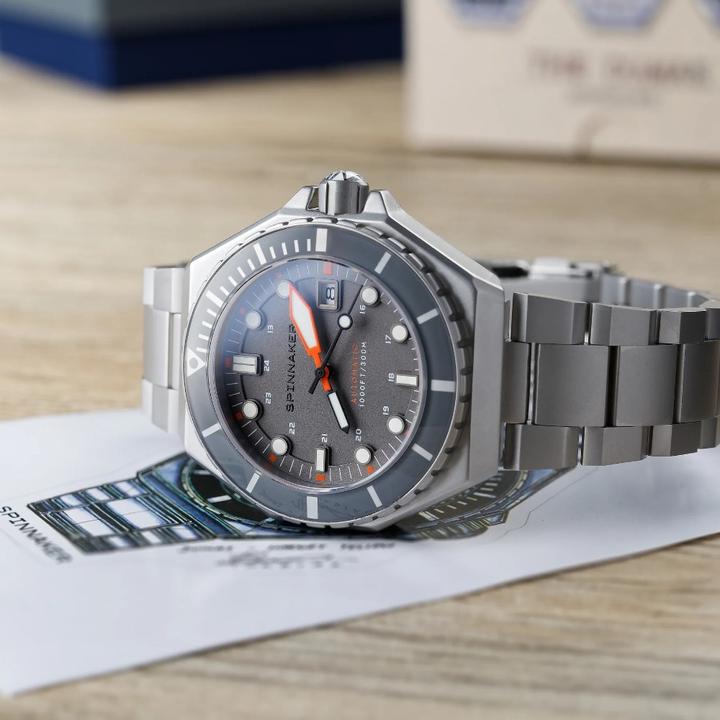Actual product image Spinnaker SP-5081-KK Dumas automatic men's watch 44mm 30ATM (Rotating bezel left, 44 mm)