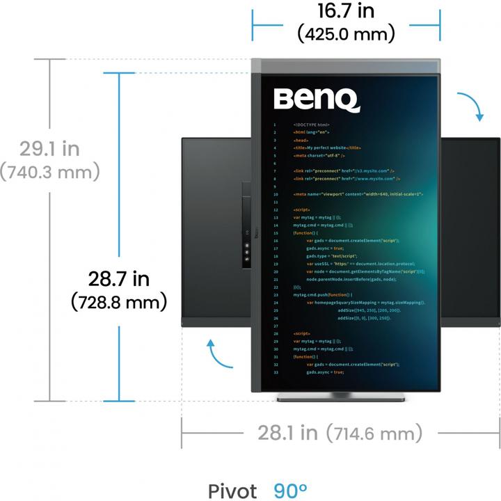 Produktbild BenQ RD320U (3840 x 2160 Pixel, 31.50")