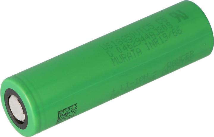 Immagine prodotto Sony AKKU US18650VTC5 - maximal 30A Stromabgabe (Flat Top) (1 pz., 2600 mAh, Batteria + Caricabatterie)