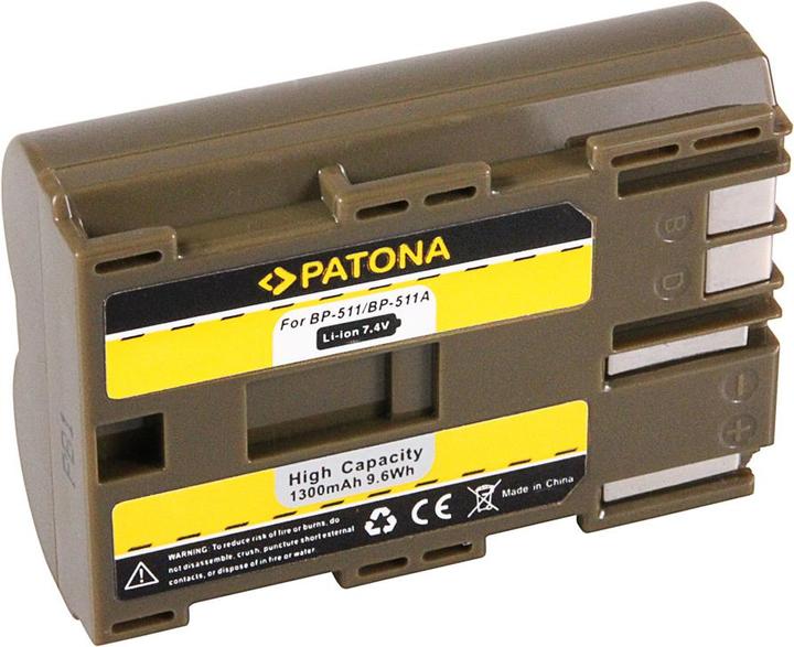 Immagine prodotto Patona Canon BP-511 (Batteria della fotocamera)