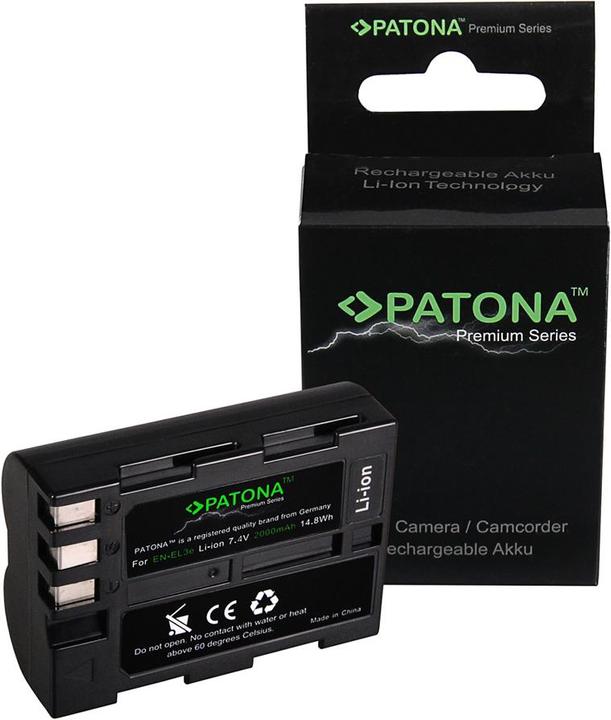 Produktbild Patona Nikon EN-EL3E (Kamera Akku)