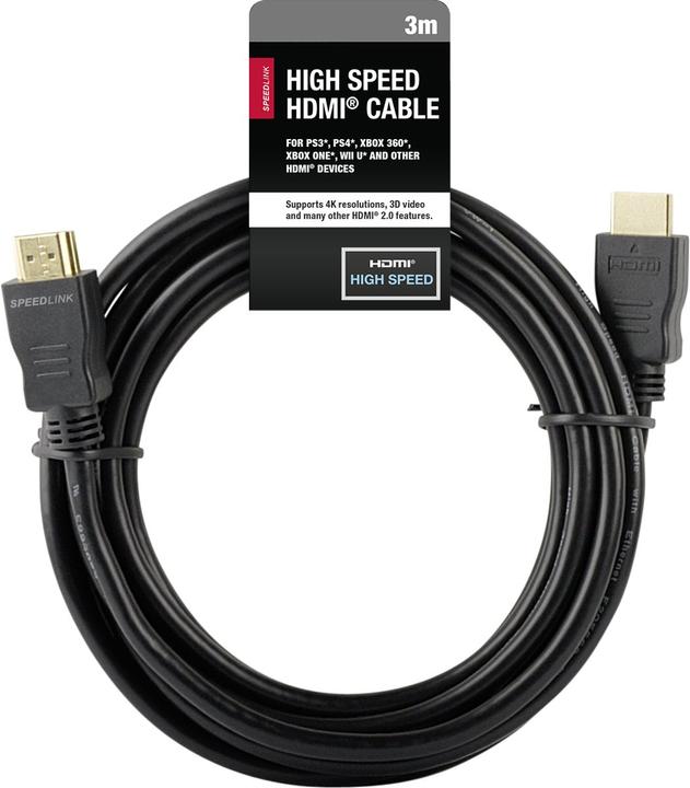Produktbild Speedlink High Speed HDMI Cable 3m (PS3)